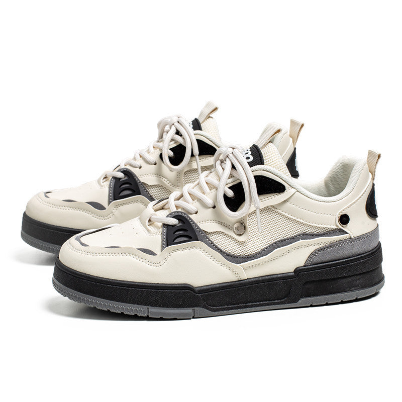 Zapatillas bajas de malla informales coreanas para hombre