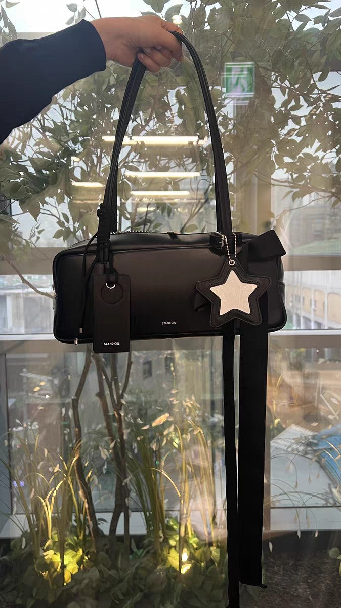 Bolso de hombro estilo baguette francesa