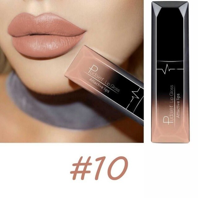 Maquillaje mate, brillo labial mate, pintalabios
