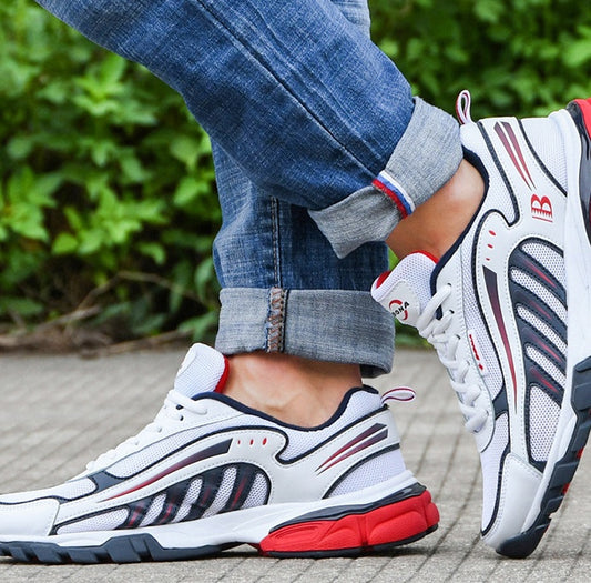 Zapatillas de cuero genuino para hombre Zapatillas de senderismo para hombre Correr