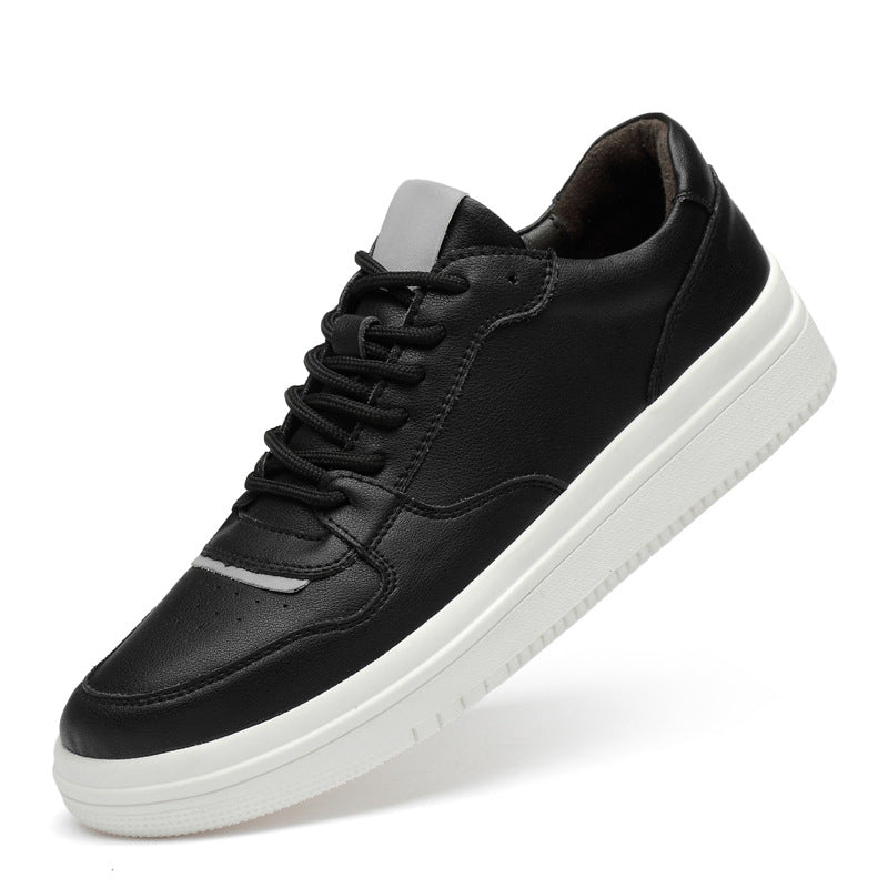 Zapatos de cuero informales para hombre, formales, con suela suave