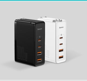 Cargador de teléfono móvil GaN de cuatro puertos y 100 W