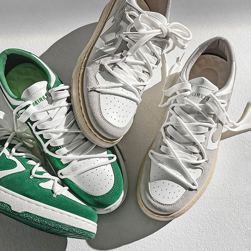 Zapatillas de estilo coreano Love Sneakers para niño, diseño versátil de interés especial, zapatillas deportivas de pareja estilo Hong Kong