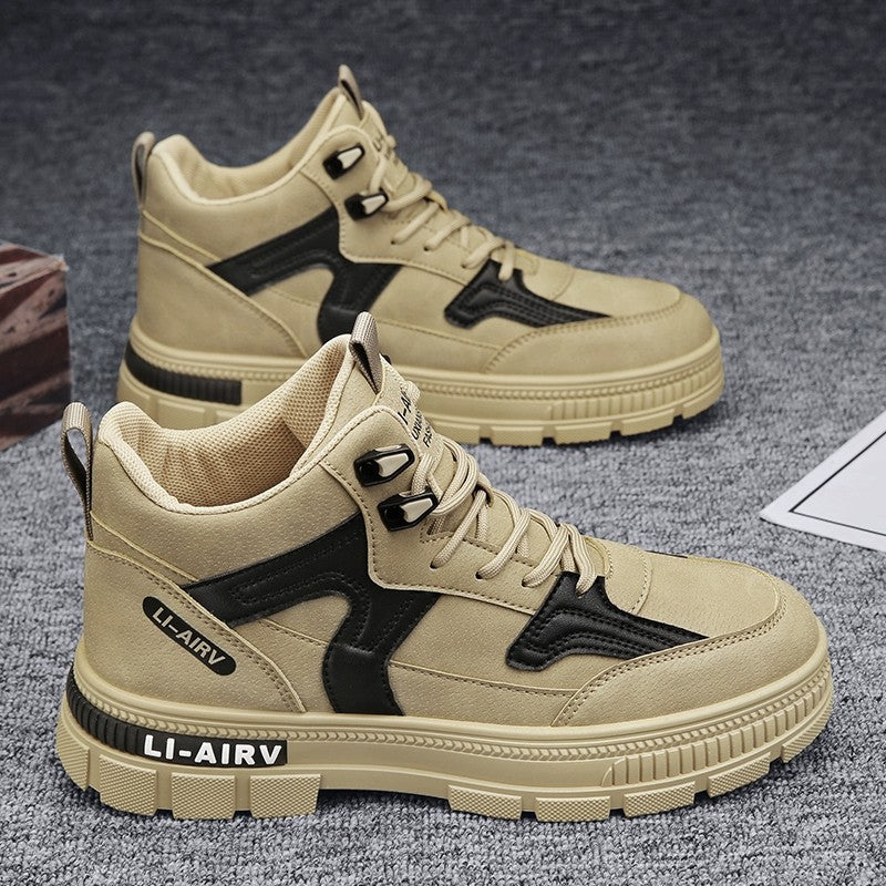 Zapatos de trabajo de caña alta para hombre de talla grande