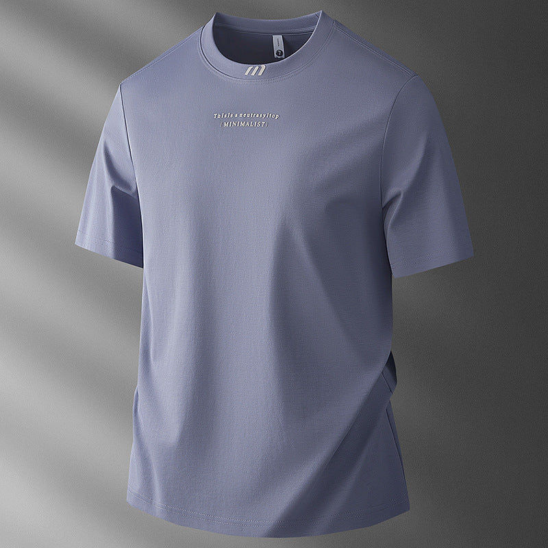 Men's Thin Ice Silk Cool-Feel Short-Sleeve T-Shirt