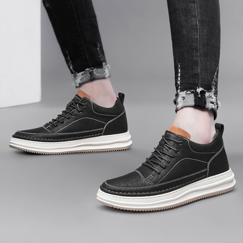 Zapatos invisibles para aumentar la estatura, zapatillas deportivas casuales para hombre