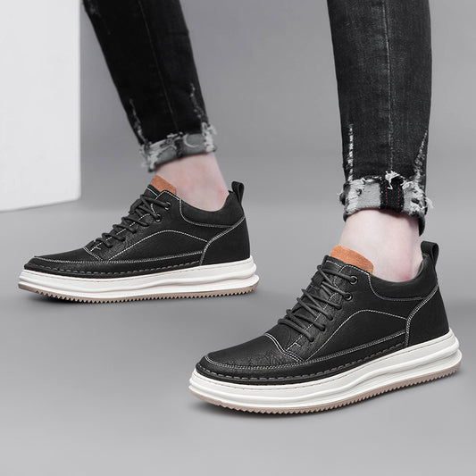 Zapatos invisibles para aumentar la estatura, zapatillas deportivas casuales para hombre