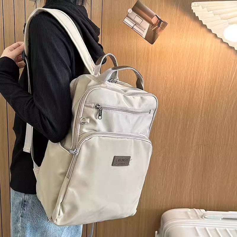 Mochila de senderismo de viaje al aire libre casual de tela Oxford que combina con todo