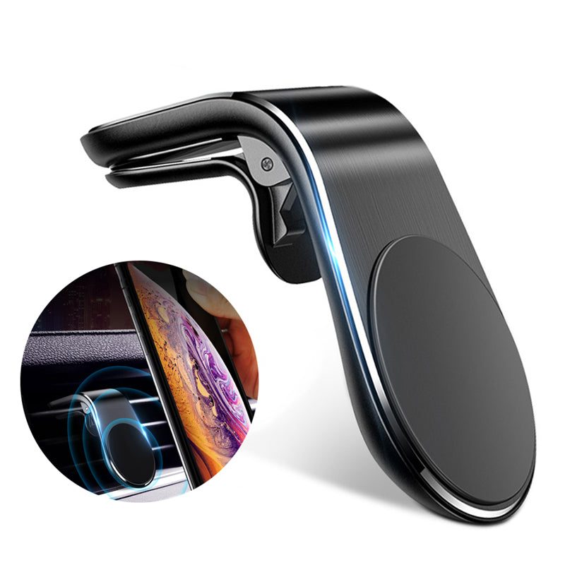 Soporte magnético para teléfono de coche con imán de ventilación, soporte magnético giratorio de 360 grados de metal para ventilación de coche, soporte de GPS para coche