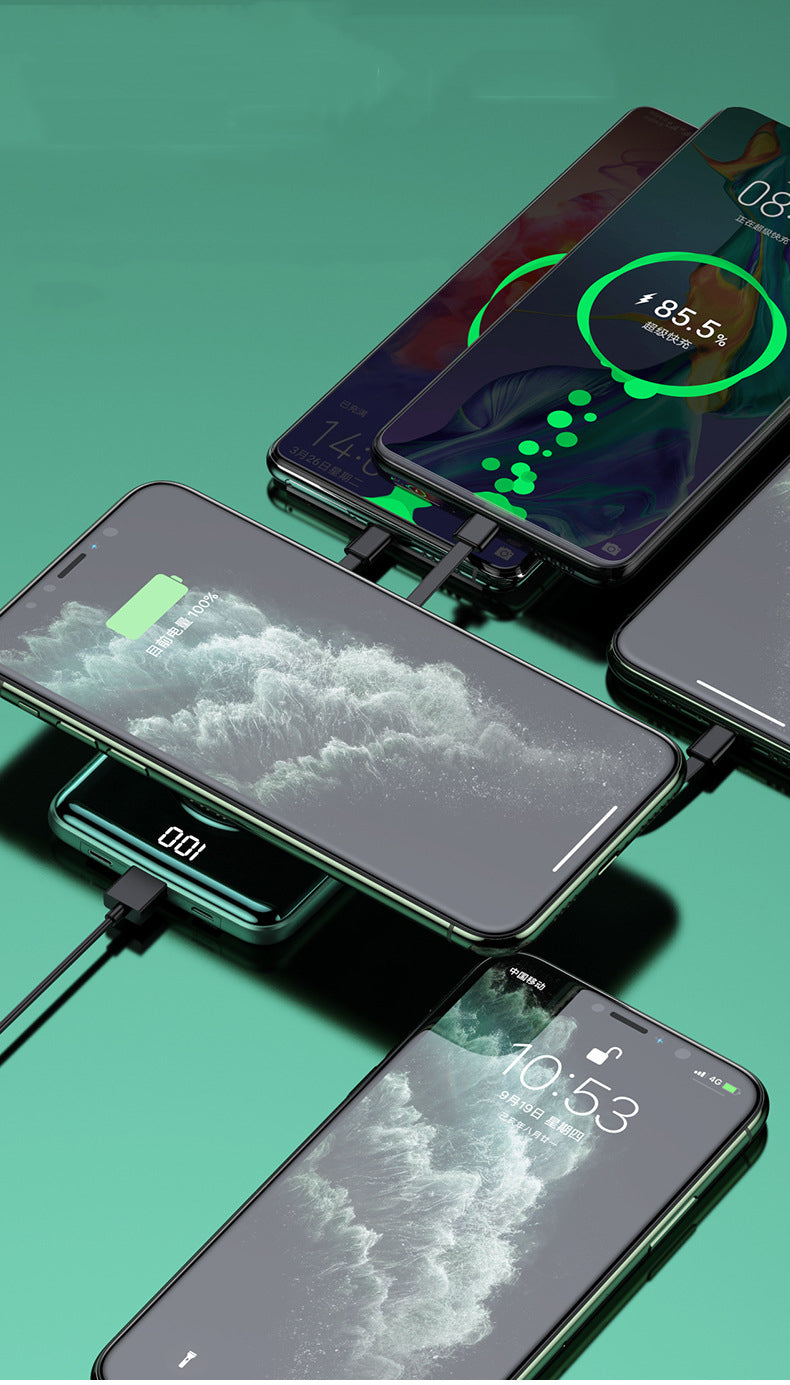 Batería Externa de Carga Rápida 20000mAh Mini Portátil