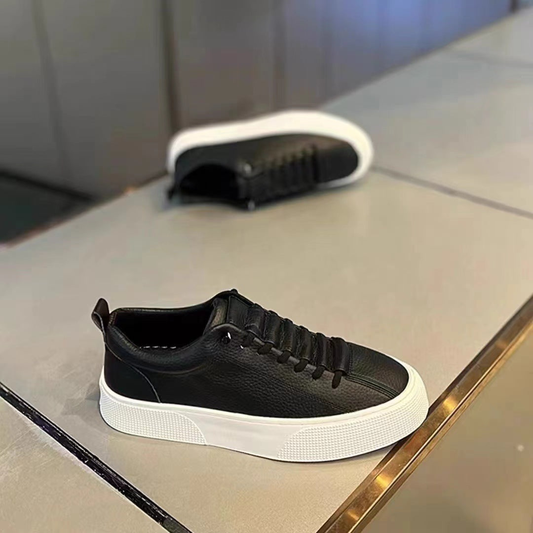 Zapatillas deportivas y de ocio minimalistas de corte bajo para hombre