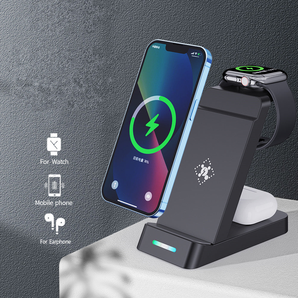 Cargador Inalámbrico Rápido 3 en 1 de 65W