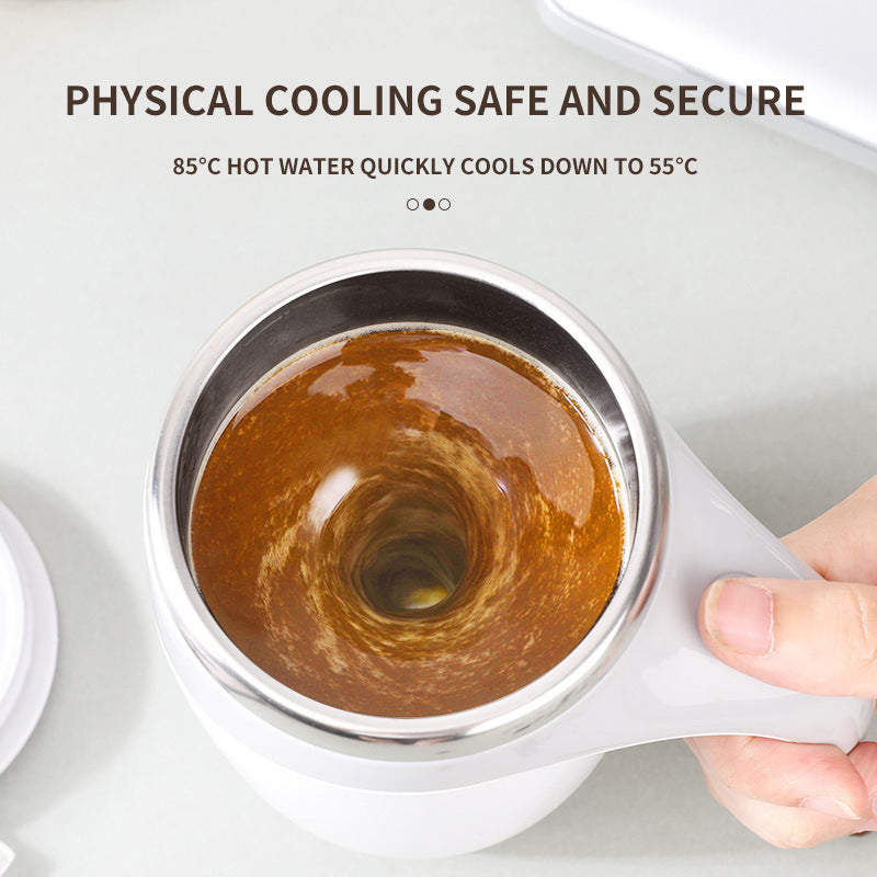 Modelo recargable Taza de café con agitador automático Taza eléctrica de agitación de alto valor Batido perezoso Taza de agua magnética giratoria