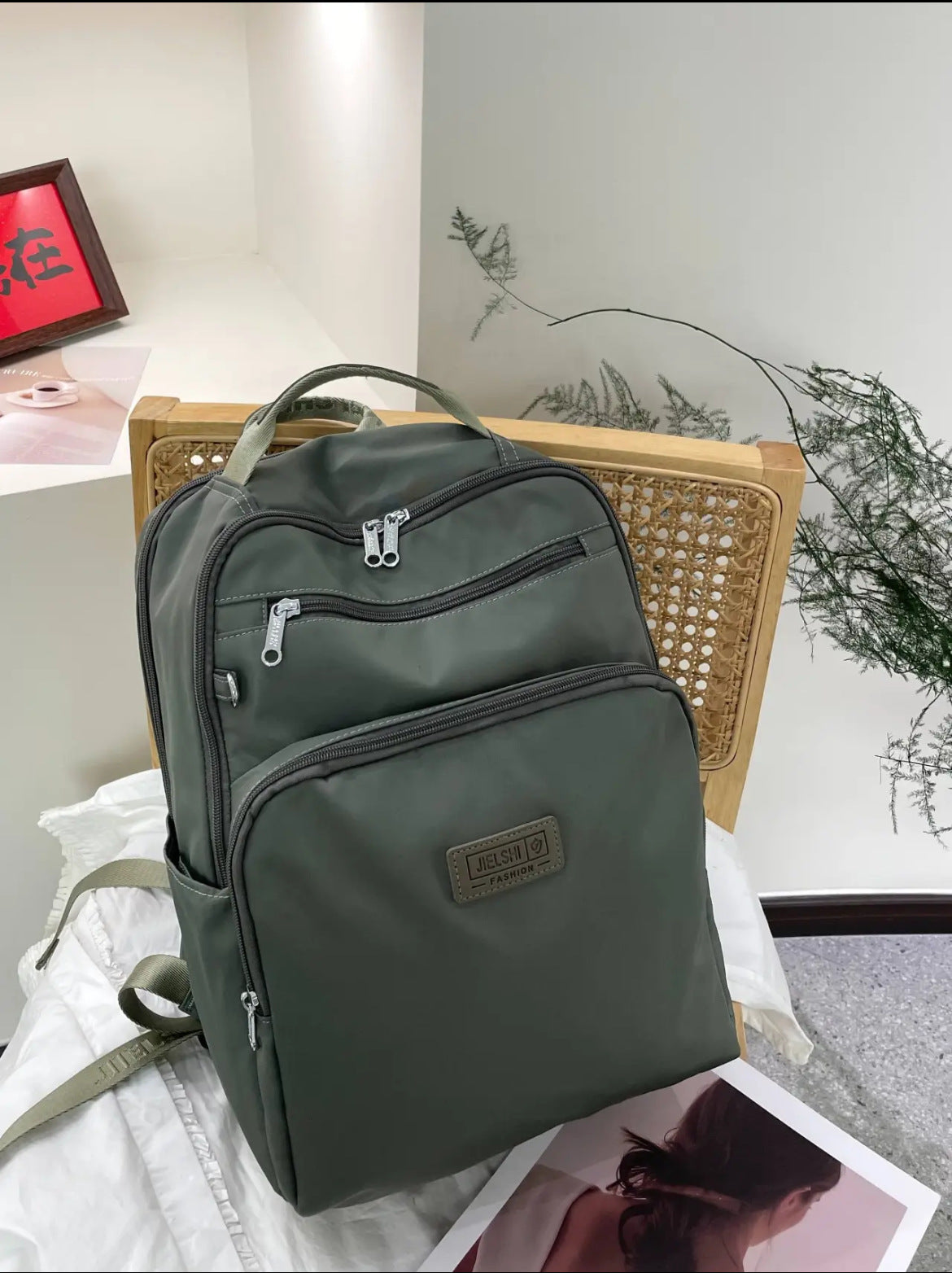 Mochila de senderismo de viaje al aire libre casual de tela Oxford que combina con todo