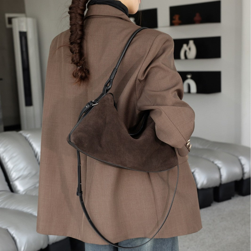 Bolso bandolera informal mate de un solo hombro
