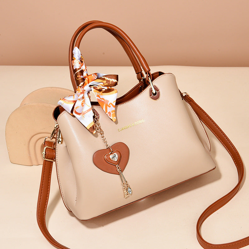 Bolso tote cruzado de gran capacidad de lujo que puede llevarse al hombro