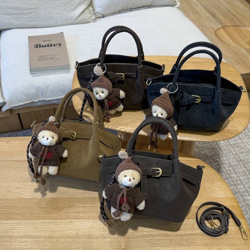 Exquisito bolso tote bandolera versátil otoño-invierno