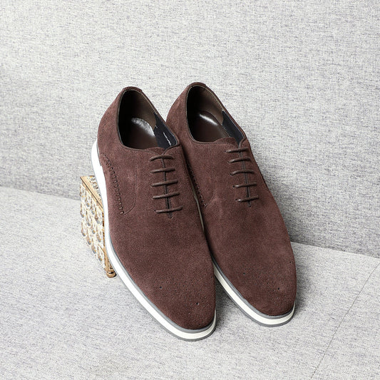 All-matching British Style Suit Business Formal Wear Leather Shoes