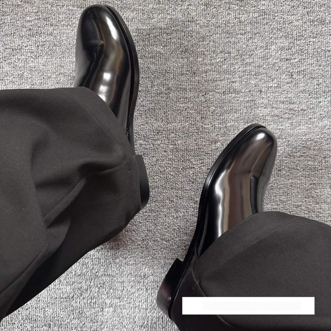 Zapatos Mocasín Para Hombres Y Mujeres Sin Cordones Punta Redonda Estilo Moderno