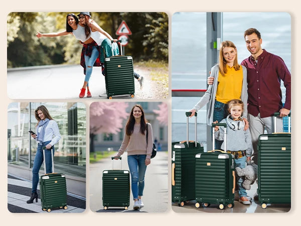 Joyway Carry on Luggage Airline Approved with Spinner Wheels, 20 Inch Lightweight Hard Shell Carry-on Suitcase with Tsa Lock