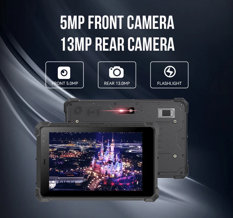 CENAVA A80ST 8inch Rugged Tablet MTK6771 Android10 10000mAh Battery IP68 Industrial Custom 5G/NFC/2D Scanner Explosion Proof