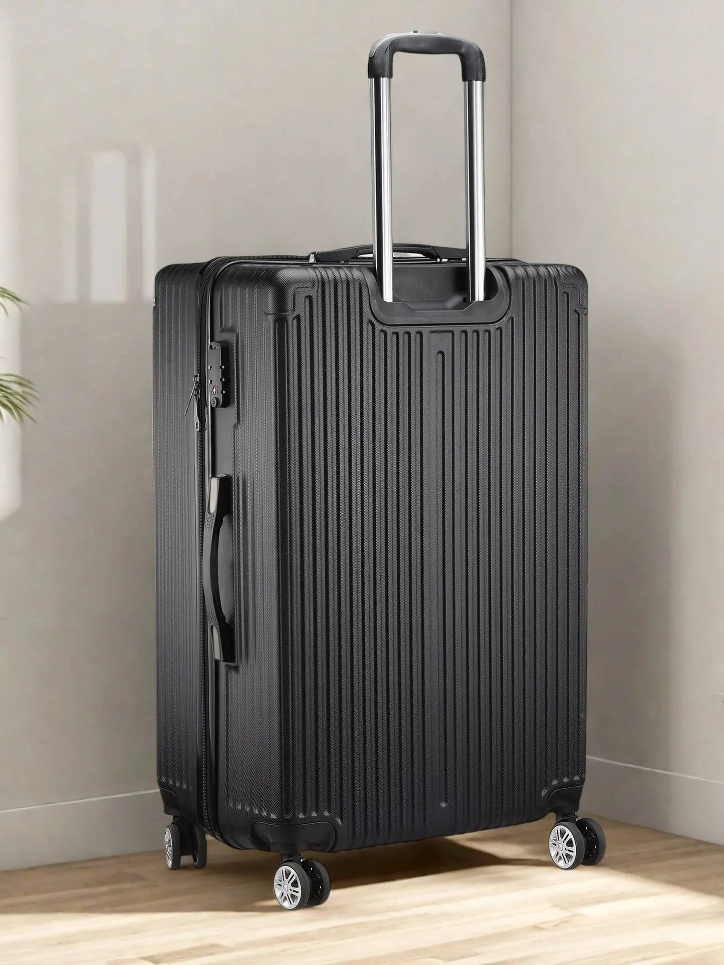 Hand luggage Suitcase Trolleys Set 3 suitcase Hard Case Cabin Size Suitcase Carry On Luggage Cabin Case with 4 Wheels