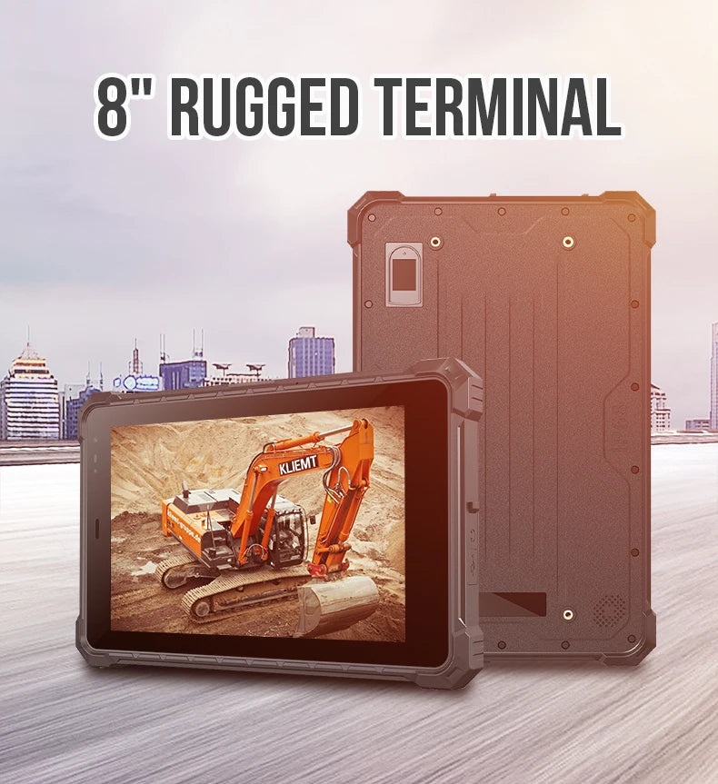 CENAVA A80ST 8inch Rugged Tablet MTK6771 Android10 10000mAh Battery IP68 Industrial Custom 5G/NFC/2D Scanner Explosion Proof
