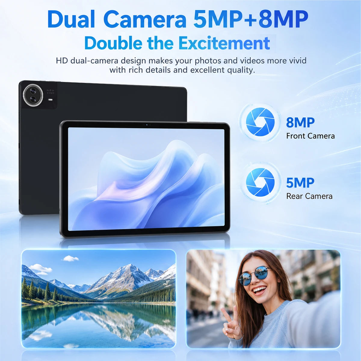 2026 new G140L 14.1 Inch Octa‑Core Android 15 Tablet 30(6+24)GB RAM 256GB ROM 1920*1200 HD Display 10000mAh Battery Widevine L1 With Keyboard Mouse Stylus Earbuds Protective Case PD30W Charger Full Bundle US Warehouse