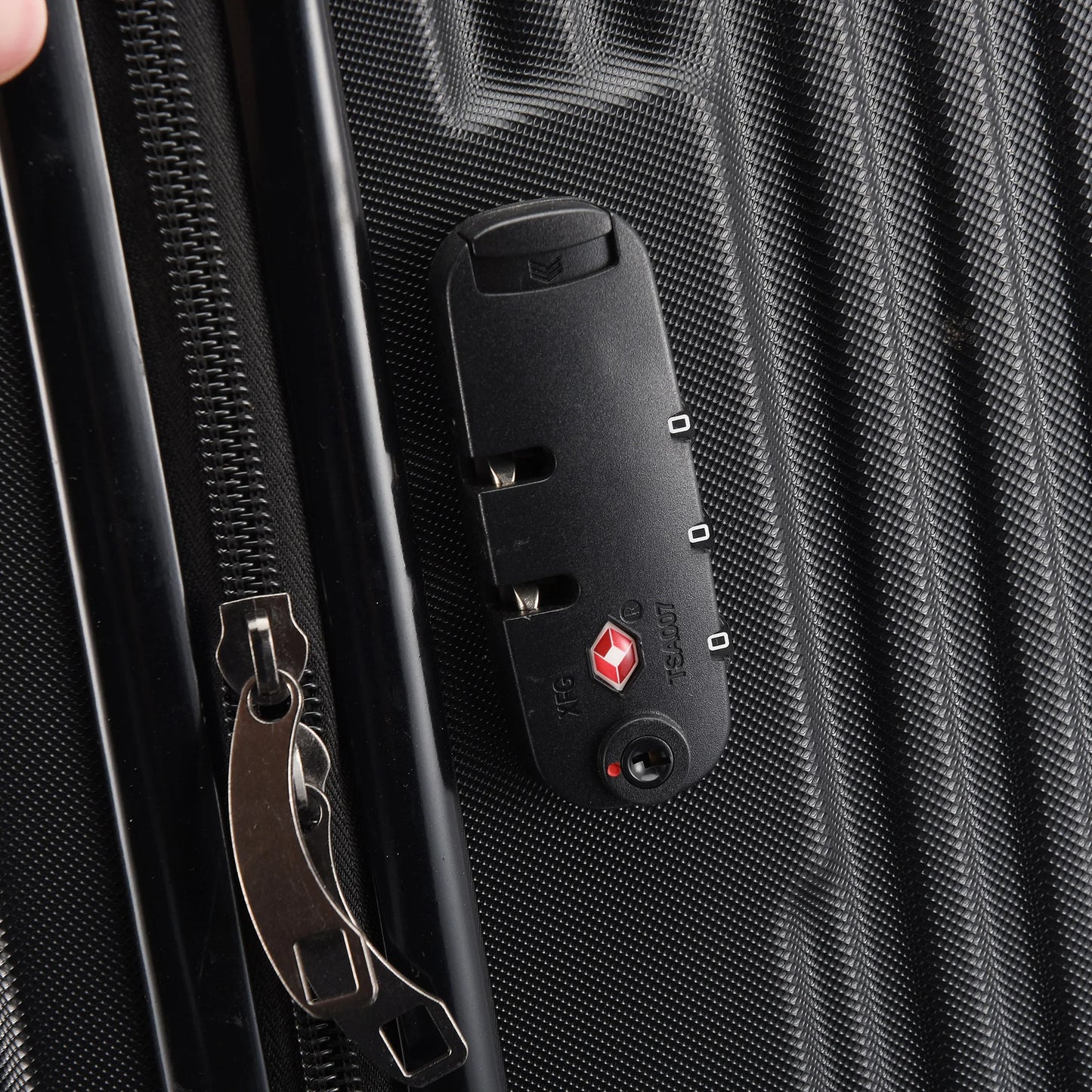 Hand luggage Suitcase Trolleys Set 3 suitcase Hard Case Cabin Size Suitcase Carry On Luggage Cabin Case with 4 Wheels