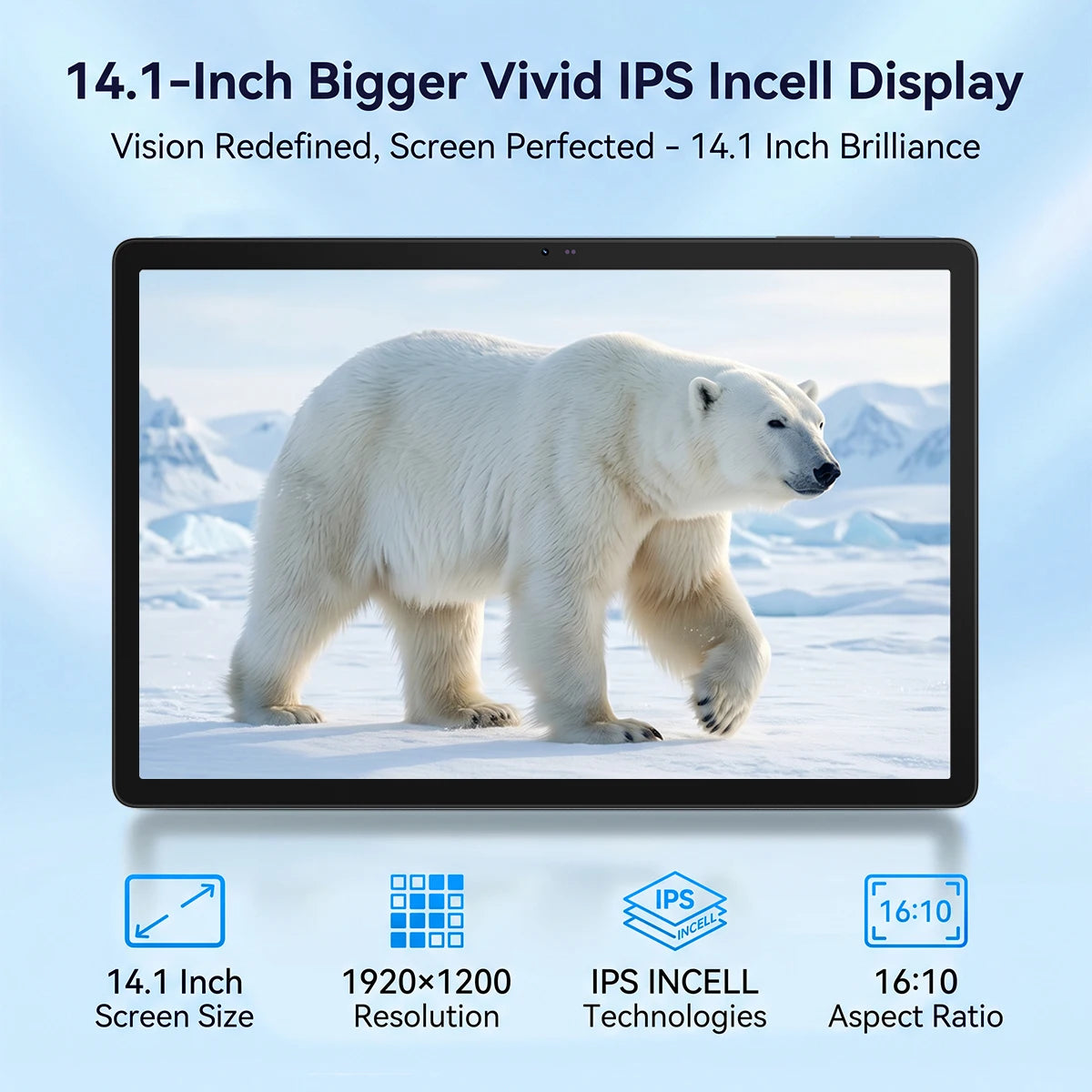 2026 new G140L 14.1 Inch Octa‑Core Android 15 Tablet 30(6+24)GB RAM 256GB ROM 1920*1200 HD Display 10000mAh Battery Widevine L1 With Keyboard Mouse Stylus Earbuds Protective Case PD30W Charger Full Bundle US Warehouse