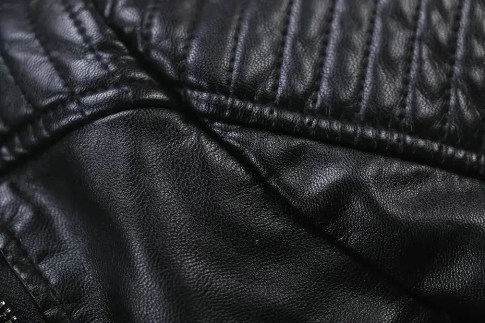 2026 Hot Fashion Women New Winter Warm Faux Leather Jackets with Fur Collar Belt Ladies Thick Black Moto & Biker Outerwear Coats