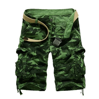 Casual Shorts Mens Camouflage Mens Cargo Shorts Outwear Summer Hot Sale Quality Cotton Brand Clothing Male Sweatpants Military