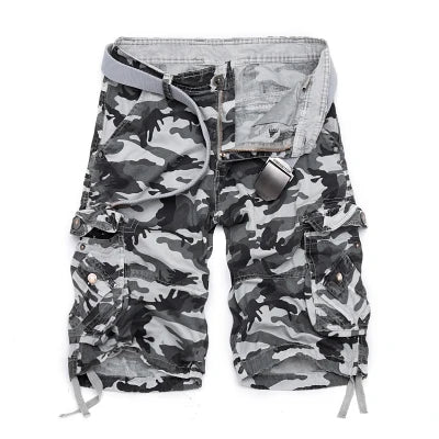 Casual Shorts Mens Camouflage Mens Cargo Shorts Outwear Summer Hot Sale Quality Cotton Brand Clothing Male Sweatpants Military