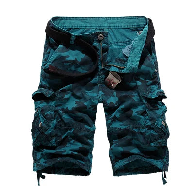 Casual Shorts Mens Camouflage Mens Cargo Shorts Outwear Summer Hot Sale Quality Cotton Brand Clothing Male Sweatpants Military