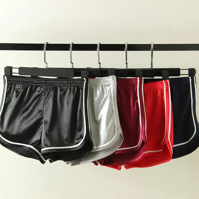 New 2024 Women Shorts Summer Silk Slim Beach Casual White Egde Shorts Hot