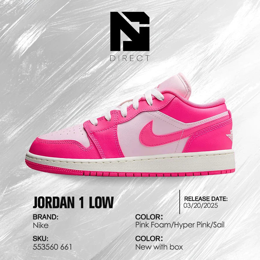 Air Jordan 1 Low Gs 'valentine’s Day' Free Shipping Designer Sneaker Walking Skateboarding Casual Men Shoes
