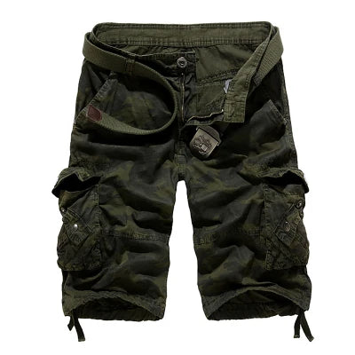 Casual Shorts Mens Camouflage Mens Cargo Shorts Outwear Summer Hot Sale Quality Cotton Brand Clothing Male Sweatpants Military