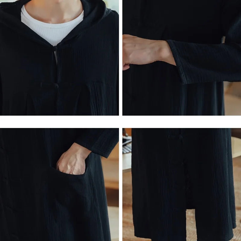 Spring 2021 New Fashion Men Hooded Sweatshirts Black Hip Hop Thin Hoodies Fashion Jacket Long Sleeves Cloak Coats Outwear KK3794