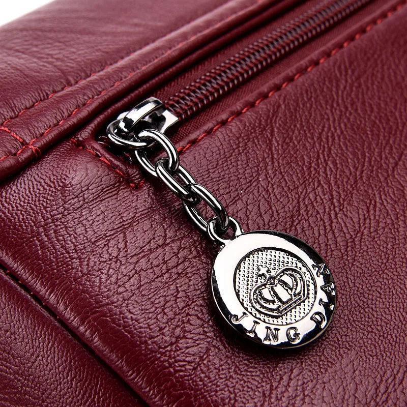Hot Women Leather Messenger Bag Luxury Handbags Designer High Quality Female Vintage Crossbody Bags For Women Flap Shoulder Bags