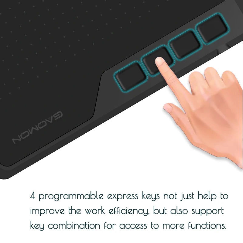 GAOMON S620 Portable Graphics Tablet 6.5x4 Inch Writing Board for Android Easy Connection Small Lightweight for Outdoor Drawing