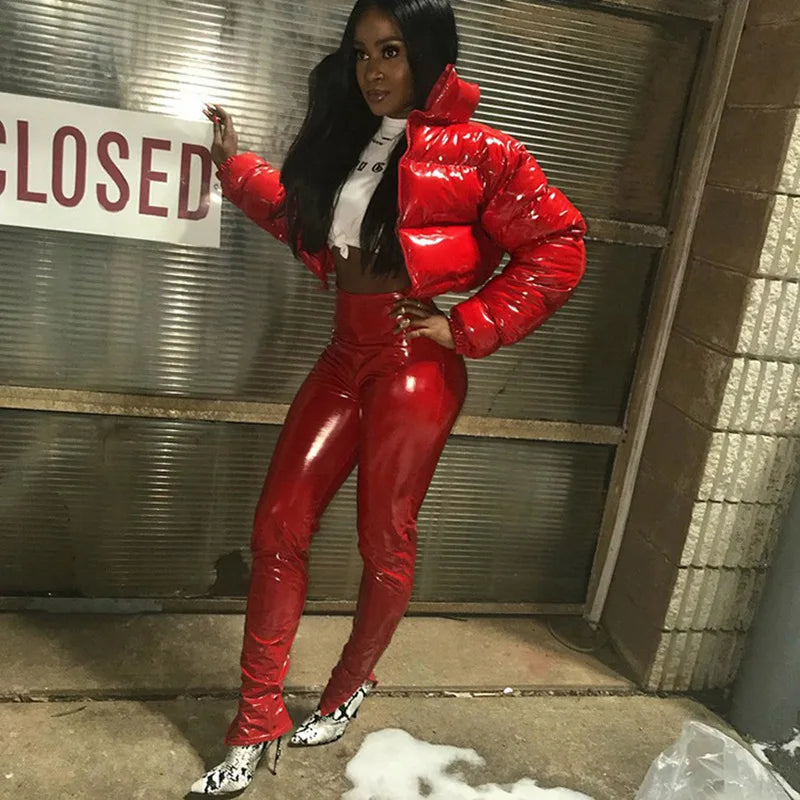Winter Down Jacket Women 2025 White Color Cropped Puffer Jacket Parka Outwear Thick Bubble Coat Fashion Streetwear Plus Size