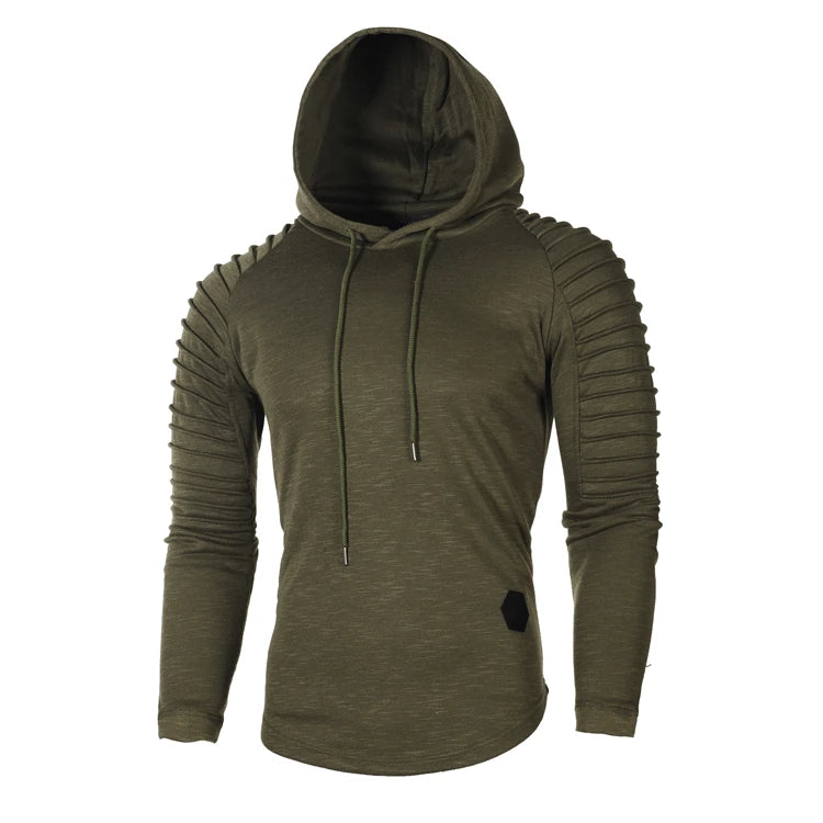 MRMT 2026 Brand New Hooded Sweatshirts Raglan Fringe Folds Long Sleeve Men Hoody Pullovers Clothing Man Hoodies Sweatshirts