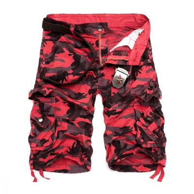 Casual Shorts Mens Camouflage Mens Cargo Shorts Outwear Summer Hot Sale Quality Cotton Brand Clothing Male Sweatpants Military