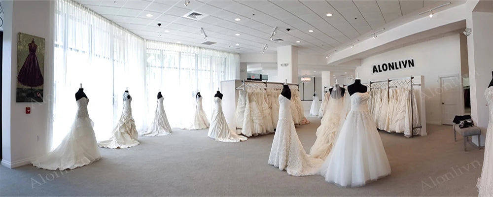 Alonlivn Customize Made Beauty Lace Fitted Beaded 2 In 1 Mermaid Wedding Gowns Trumpet Removable Train Bridal Gowns