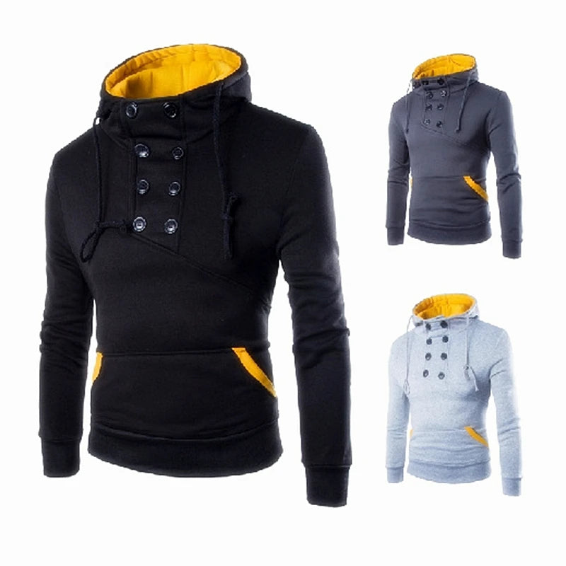 MRMT 2026 Brand New Men's Hoodies Sweatshirts Double-breasted Man Hooded Sweatshirts Pullover for Male Slim Men Hoody Sweatshirt