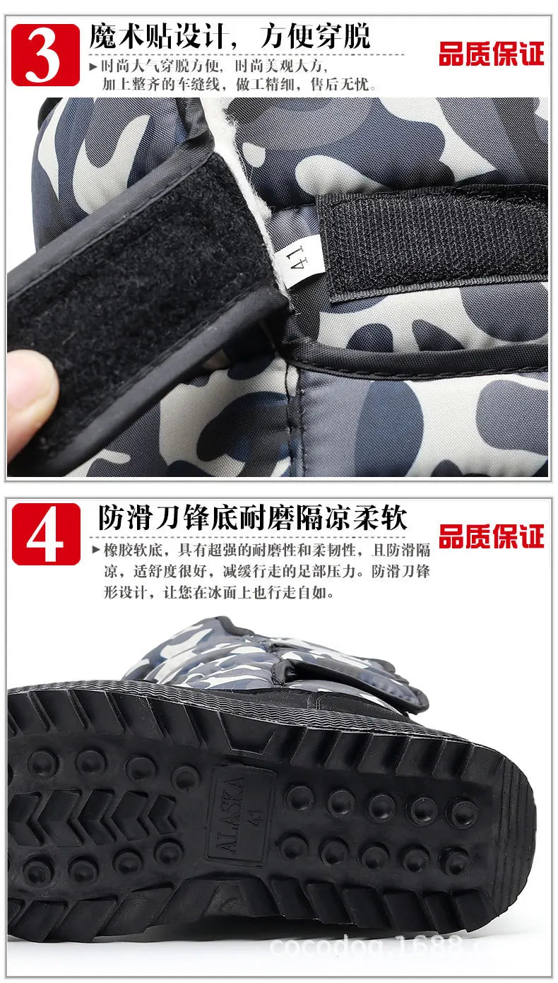 Women Snow Boots Platform Winter Boots Thick Plush Waterproof Non-slip Boots Fashion Women Winter Shoes Warm Fur Botas mujer