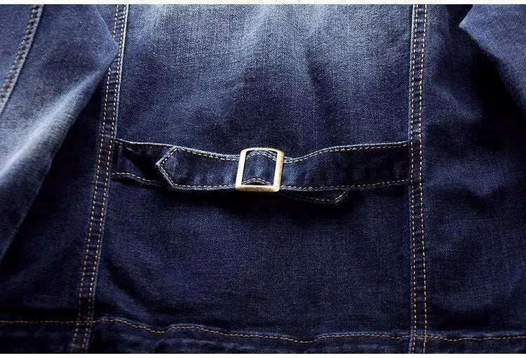 Short Zipper Stretch Denim Jacket Women Slim Vintage Spring Autumn Lady Long-sleeved Motorcycle Coat Casual Female Jean Outwear