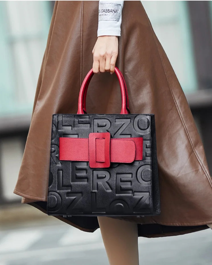 ZOOLER Woman Handmade 100% Real leather Handbag Genuine leather Cowskin Women shoulder Bags Shopping  Tote Bags In Stock #WP3960