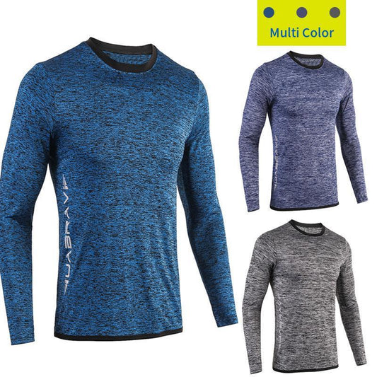Ventas Directas de Fábrica Secado Rápido Ropa Deportiva al Aire Libre Fitness Camiseta de Baloncesto de Manga Larga para Hombre Mallas de Compresión