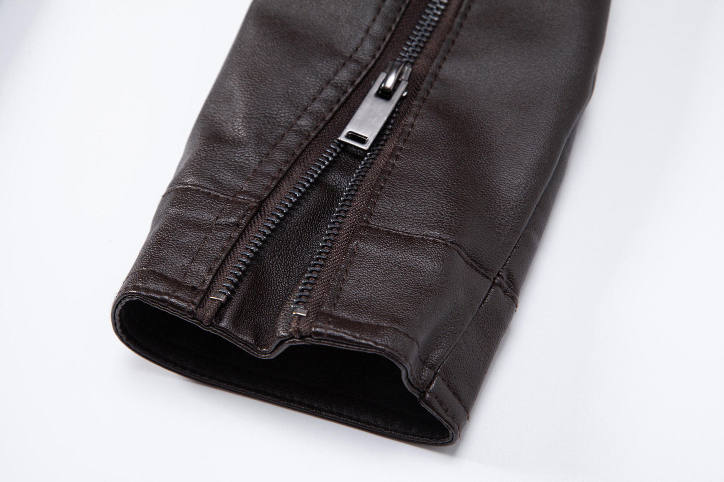 Minglu Hooed Black Pu Mens Leather Jacket Spring Autumn Long Sleeve Slim Fit Solid Color Faux Leather Zipper Male Coats 5XL